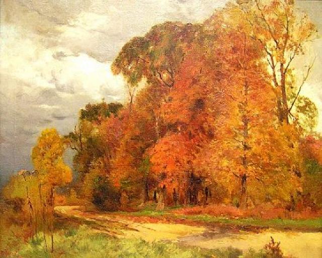 Michigan Autumn Landscape Alten Portal