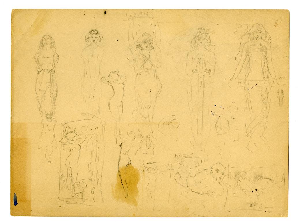 Double sided sketch.