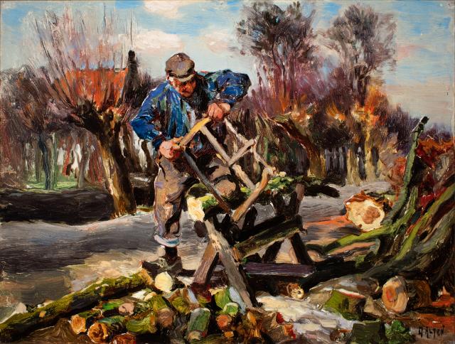 Dutch Woodcutter Alten Portal