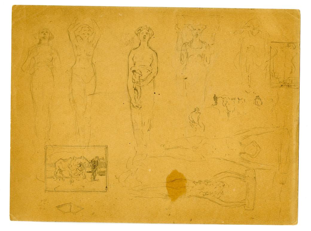 Double sided sketch.