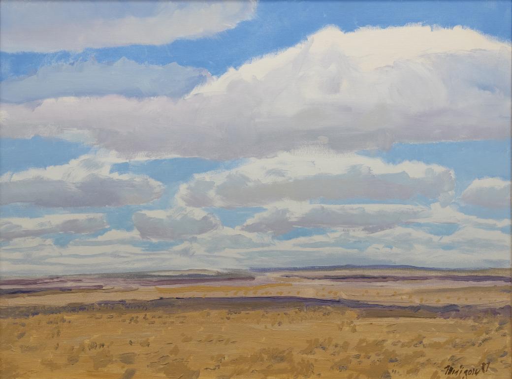 A landscape painting.