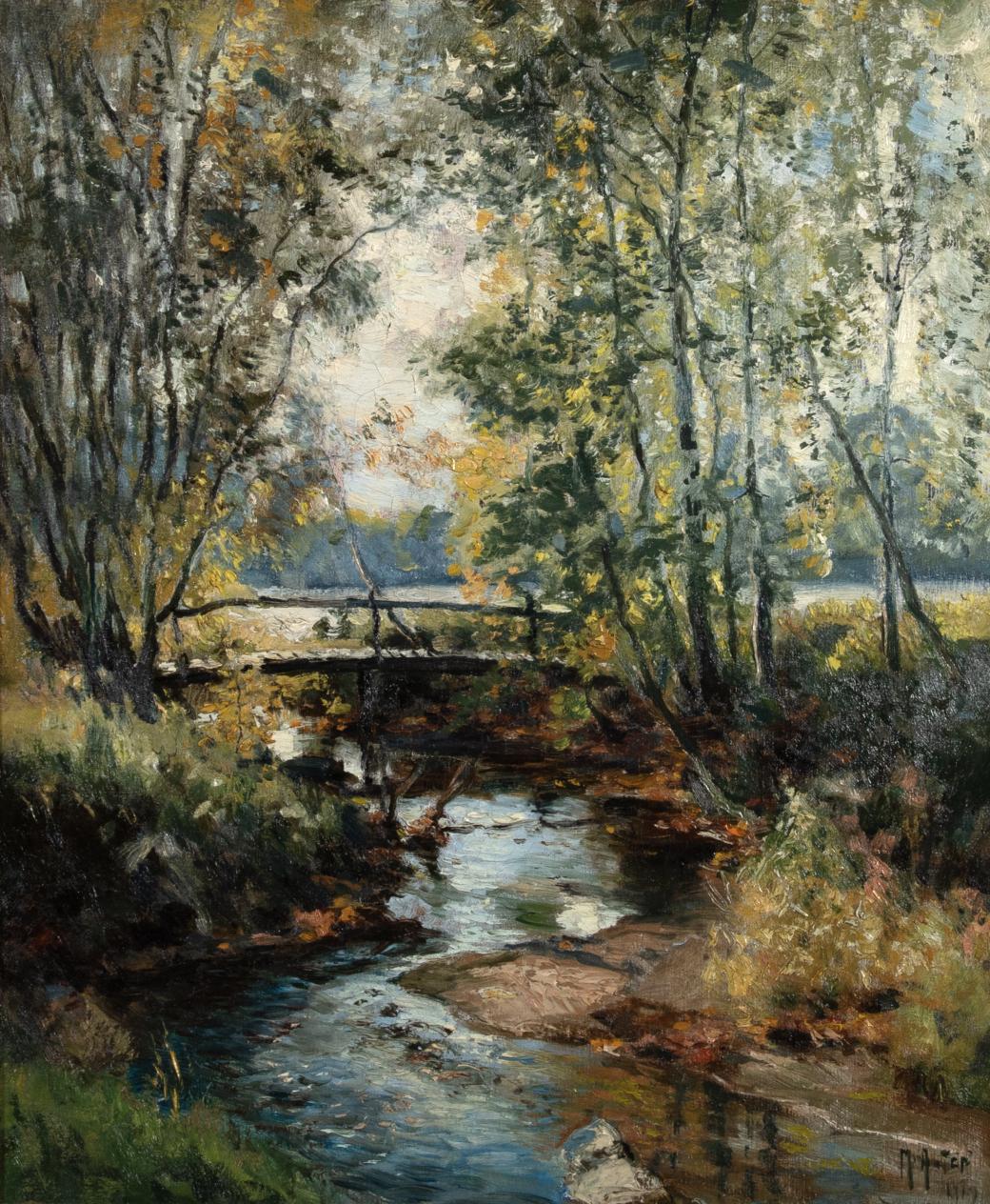 Painting by Mathias Alten