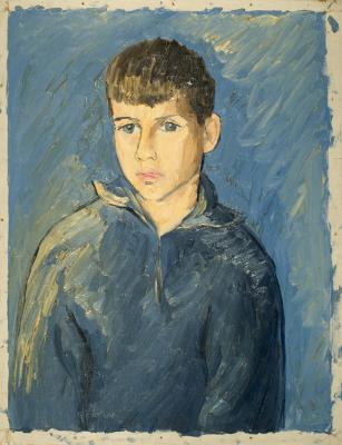 Portrait of Boy in Blue, Spain 