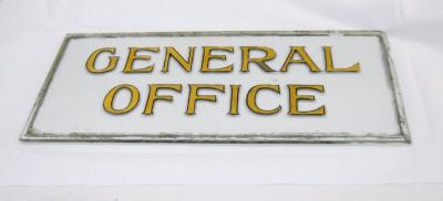 A & P Warehouse "General Office" Door Panel