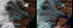 Glacier Recession at the Breidamerkurjokull Glacier 