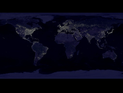 The Nighttime Lights of the World