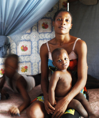 Ester et Chedricks' Tent Home, Port-au-Prince, Haiti