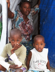 Rose, Pierre, et Charles, Village AFCA, Port-au-Prince, Haiti