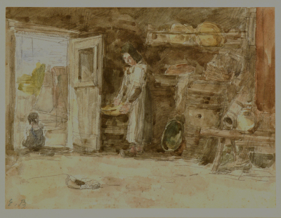 Interieure d'une Ferme (Interior of a Farm)