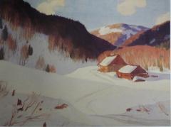 “The Chapdelaine Farm“ by Clarence Gagnon 