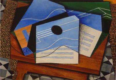 "Guitar on a Table" by Juan Gris