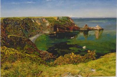 Anstey's Cove, Devon, 1854