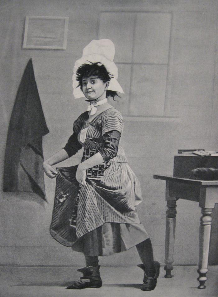 Lotta as the Marchioness in "Old Curiosity Shop" (Act II, Scene III)