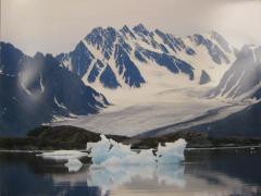 Receding Glacier, Liefderfjorden Fiord, Svalbard, Norway