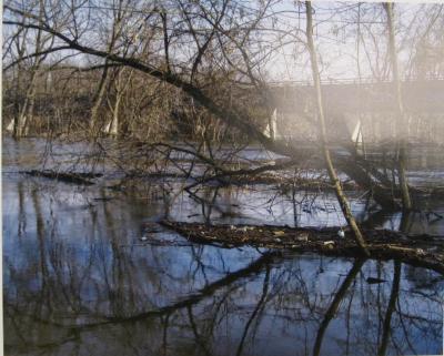 Debris, Spring Flood Water, Allendale MI