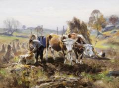 Farmer and Oxen, Lyme