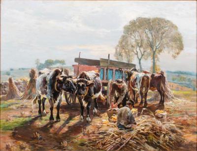 Husking Corn, Lyme