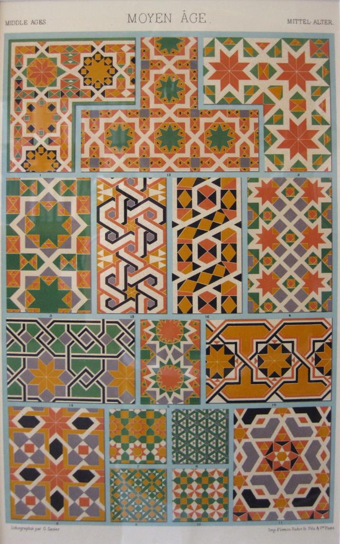 L'Ornement Polychrome: Moyen Age: Plate XXXVI