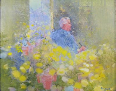 Man in Garden