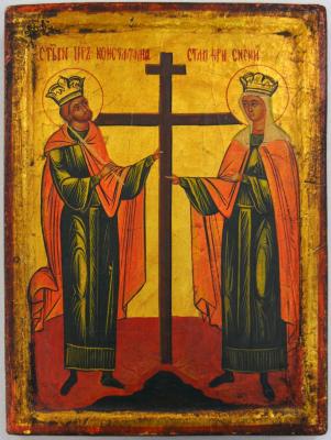 "Male and Female Saint" Reproduction of Early Medieval Icon