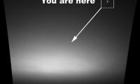 Earth as seen from Mars