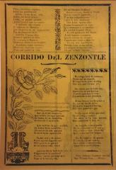 Corrido del Zenzontle (Ballad of the Zenzontle)