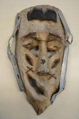 Untitled (Carved Wooden Mask)