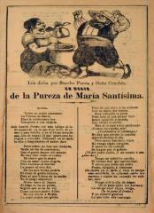 Loa Dicha por Sancho Panza y Dona Cenobia. En Honorde la Pureza de Mari­a Santa­sima (Praise by Good Fortune Spoken by Sancho Panza and Dona Cenobia. In Honor of the Purity of the Most Holy Mary)