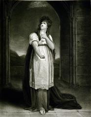 Mrs. Siddons as Lady Macbeth "Macbeth" (Act I, Scene V)
