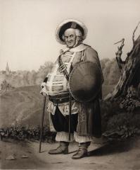James H. Hacket as Falstaff in "Henry IV" (Act IV, Scene II)