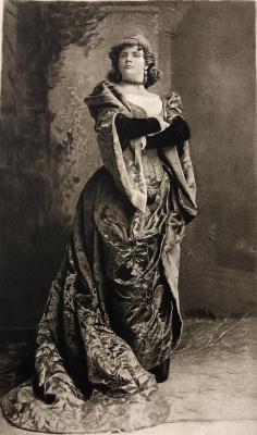 Ada Rehan as Katharina in "The Taming of the Shrew" (Act II, Scene I)