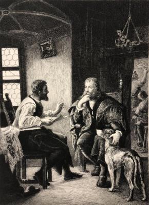 Albert Dürer Visiting Hans Sachs