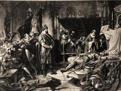 The Emperor Otho I. Before The Body Of His Brother Thanckmar