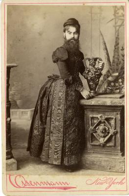 Untitled (Miss Annie Jones-Bearded Woman with P.T. Barnum)