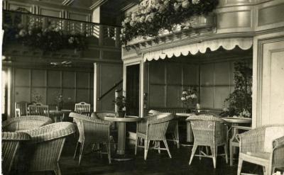 Untitled (Interior with Tables)