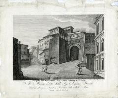Prospecto dell'Arco Etrusco della Piazza Grimana in Perugia (View of the Etruscan Arch in Perugia)