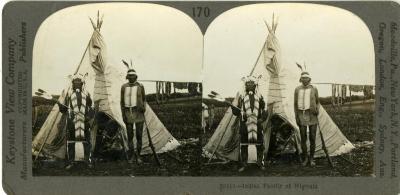 Indian Family at Wigwam