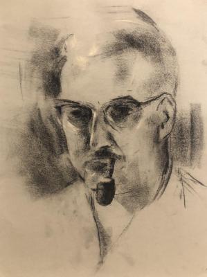 Untitled (Man with Pipe / Portrait of a Man)