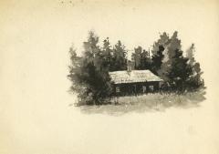 Untitled (Cabin in the Trees)