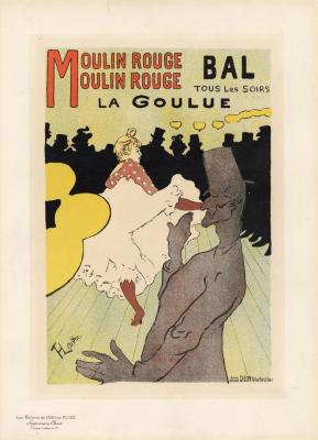 "Moulin Rouge Bal Tous Les Soirs La Goulue"