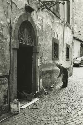 Street Cleaner, Orvieto, Umbria