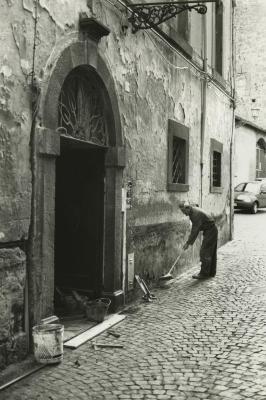 Street Cleaner, Orvieto, Umbria