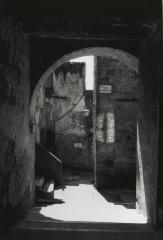 Walkway, Pitigliano, Tuscany, Italy