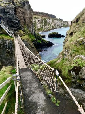 The Carrick-a Rede Rope Bridge: Northern Ireland