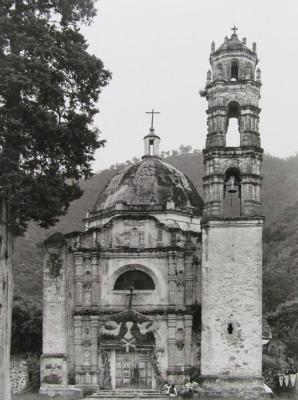 Church Scene, Malinalco, Mexico