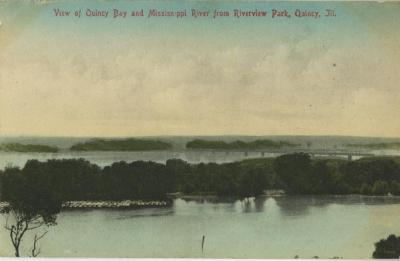 View of Quincy Bay and Mississippi River