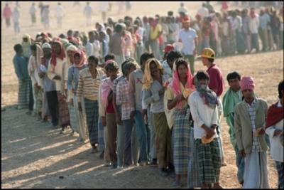 Gulf War Refugees, Jordanian Desert