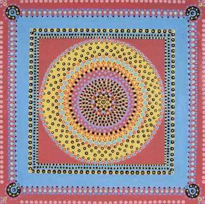 Untitled (Colorful Square Mandala)