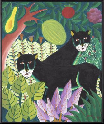 Waiting (Two Panthers)