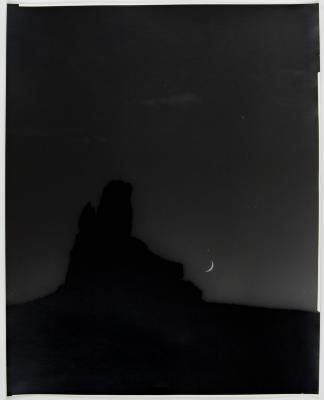 Moonset, Monument Valley, AZ